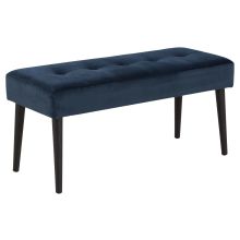 Bench GLORY 95x38xH45cm, navy blue