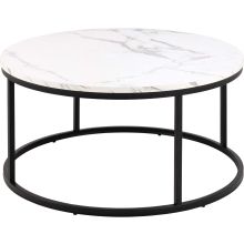 Coffee table SPIRO D80xH40cm, white