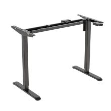 Table leg ERGO LIGHT with 1 motor, black