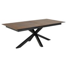 Dining table HEAVEN 200/240x100xH76cm, brown
