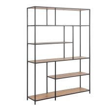 Riiul SEAFORD 135x35xH185cm, tamm