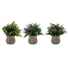Artificial flower FLOWERLY H21cm small flowers in pot, mix