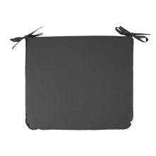 Chair pad OHIO-2 waterproof, 43x38xH2,5cm, dark grey