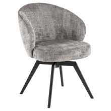 Обеденный стул с подлокотниками DARLENE светло-серый