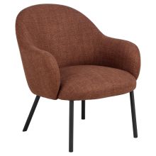 Lounge chair SPENCER terracotta