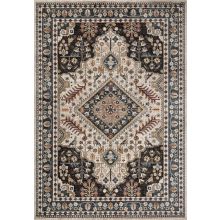 Carpet DARLY-4, 100x150cm, blue/beige