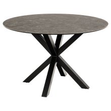 Dining table HEAVEN D119xH75,5cm, black
