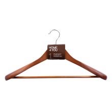 Cloth hanger for jacket, brown