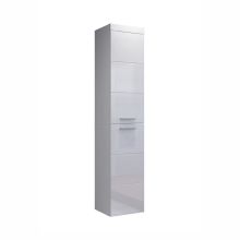 Bathroom cabinet DEVON 35x33xH170cm, white high gloss