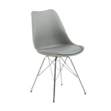 Chair ERIS grey/chrome