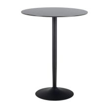 Bar table MALTA D80xH105cm, black