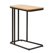 Side table HEDVIG 50x32xH60cm, ash/black