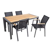 Garden furniture set TAMPERE table and 4 chairs