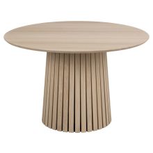 Dining table CHRISTO D120xH75cm, beige