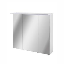 Mirror cabinet with LED lighting MARS 71x16xH73cm, white gloss