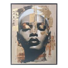 Seinapilt WALLY 60x80cm, kuldne 2