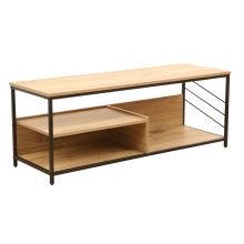 TV laud DIMITRA 120x40xH45cm, rustik/must