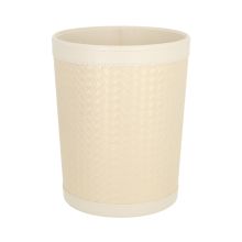 Trash bin WILMA 22x22x27.5cm, cream