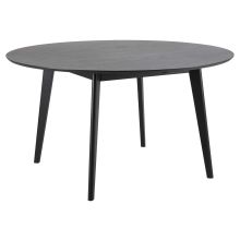 Söögilaud ROXBY D140xH76cm, must