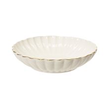 Taldrik SHELL D20xH4,5cm, portselan
