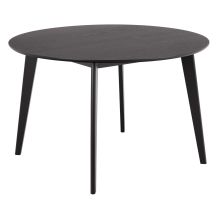 Dining table ROXBY D120xH76cm, black