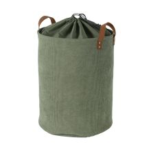 Корзина для белья LIDO LEO D38xH48см, зеленый