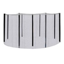 Turvavõrk D426cm batuudile, postidega, must