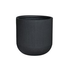 Кашпо SKY STONE D31xH31см, черный