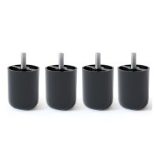 Jalg kušetile storage H5cm, 4tk, plastik