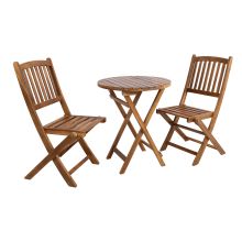 Rõdukomplekt GWEN D60cm laud ja 2 tooli