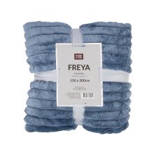 Plaid FREYA M 150x200cm, light blue