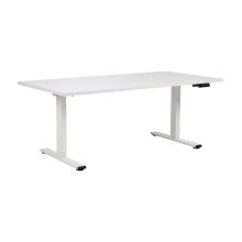 Desk ERGO PRO with 2 motor 160x80xH60-125cm, greyish white/white