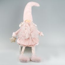 Dekoratsioon FAB SOFIA H72cm, päkapikk, roosa