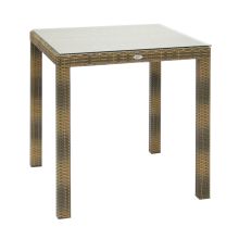 Стол WICKER, 73x73xH71см, капучино