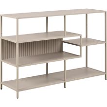 Книжный шкаф SEAFORD 114x35xH78 см, серый