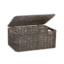 Basket BASILE 37x27xH17cm, dark