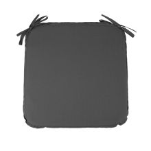 Chair pad OHIO-2 waterproof, 39x39xH2,5cm, dark grey