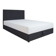 Kontinentaalvoodi LEIKO 120x200cm, must