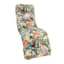 Cushion for chair BADEN-AMAZONIA 48 x 165 cm, beige floral