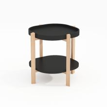 Приставной столик NORAH 40x40xH60cm, черный