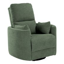 Tugitool STINA kiikuv ja pöörlev manuaalne recliner, roheline