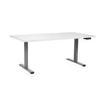 Desk ERGO PRO with 2 motor 140x80xH60-125cm, greyish white/grey