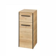 Alumine vannitoakapp 395, 30x33xH72cm, tamm/must