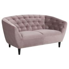 Sofa RIA 2-seater, dusty rose