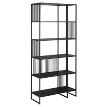 Книжный шкаф STRINGTON 85x35xH185см, черный
