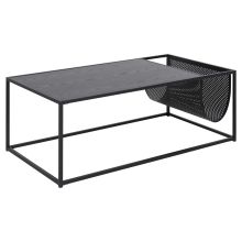 Журнальный столик SEAFORD 110x60xH40см, черный