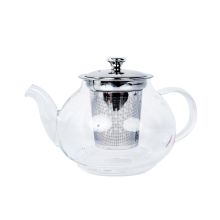 Teapot MANON 1.2L with a sieve, silver