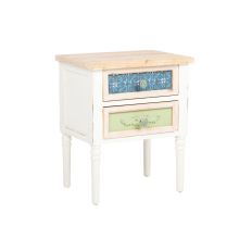 Night stand BIANCA 48x35xH58cm, antique white
