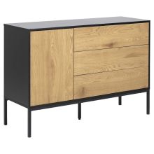 Комод SEAFORD 120x40xH82см, дуб