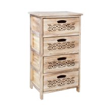 Комод MIHKLI с 4 отделениями для хранения 40x29x73см, натуральный